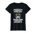 Womens Super Sexy Soccer Mom Messy Bun T-Shirt - Novelty Apparel Men Women - T-Shirt, Sweatshirt, Hoodie