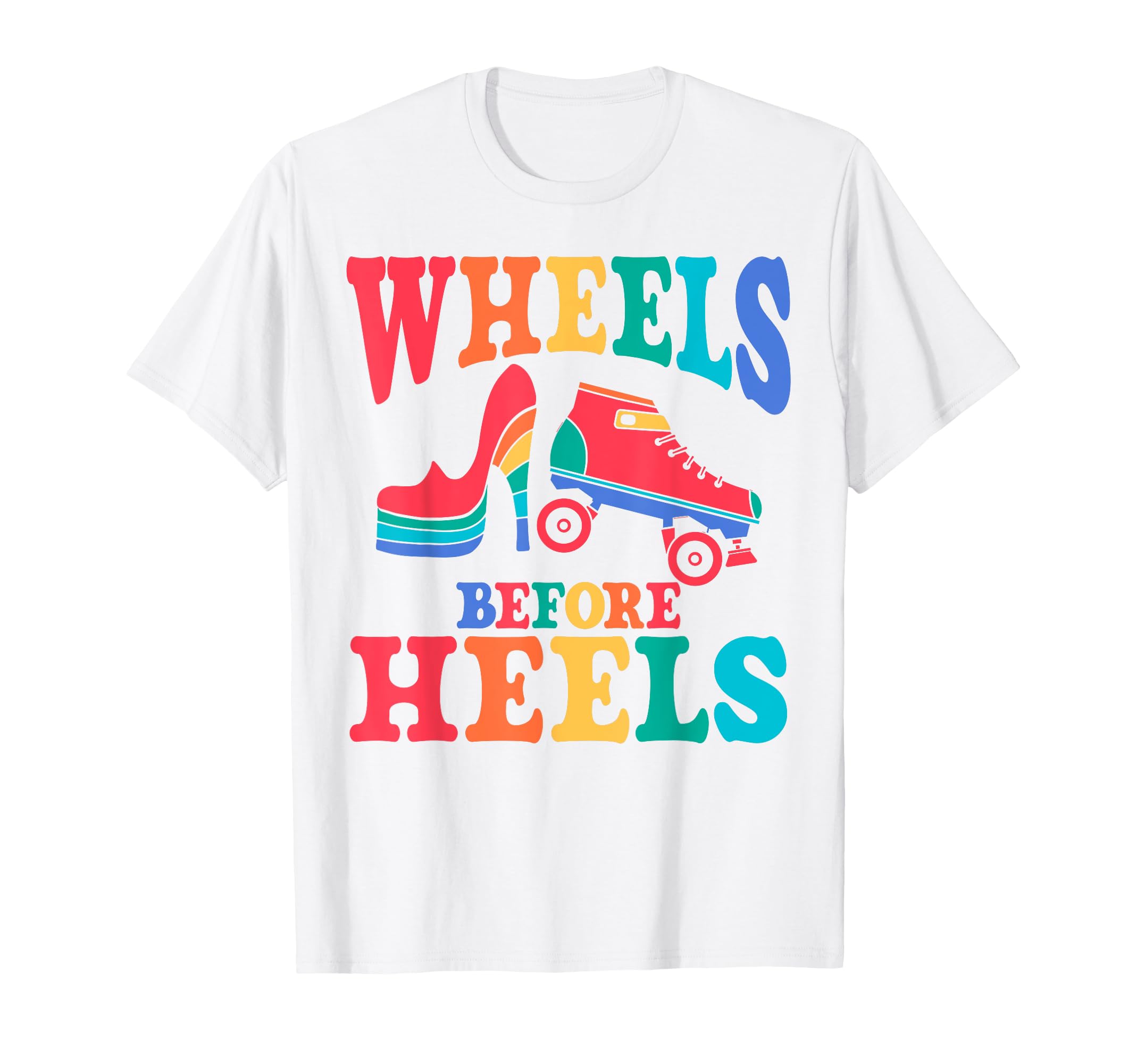 Roller Skating Skate 1970S Wheels Before T-Shirt - Unique Graphic Unisex - T-Shirt, Sweatshirt, Hoodie