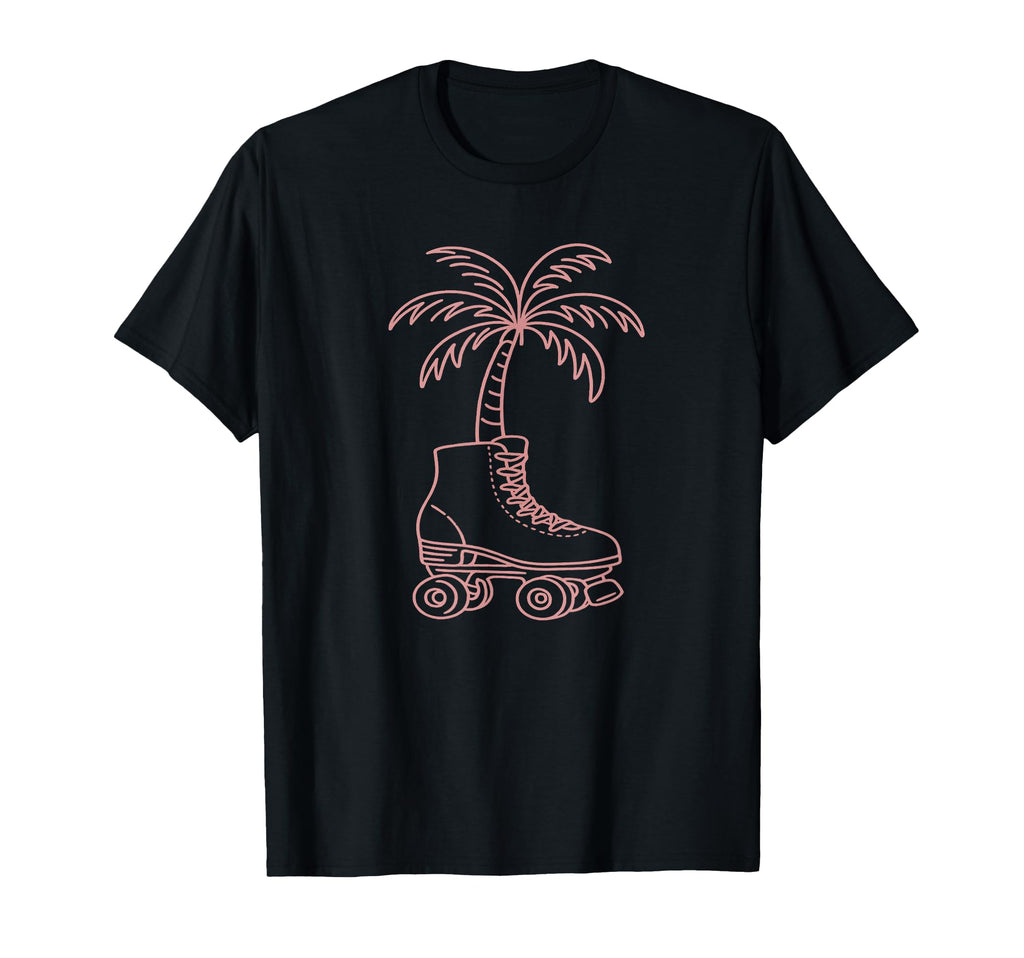 Palm Tree Roller Skate 70S 80S T-Shirt - Fun Novelty Design Unisex - T-Shirt, Sweatshirt, Hoodie