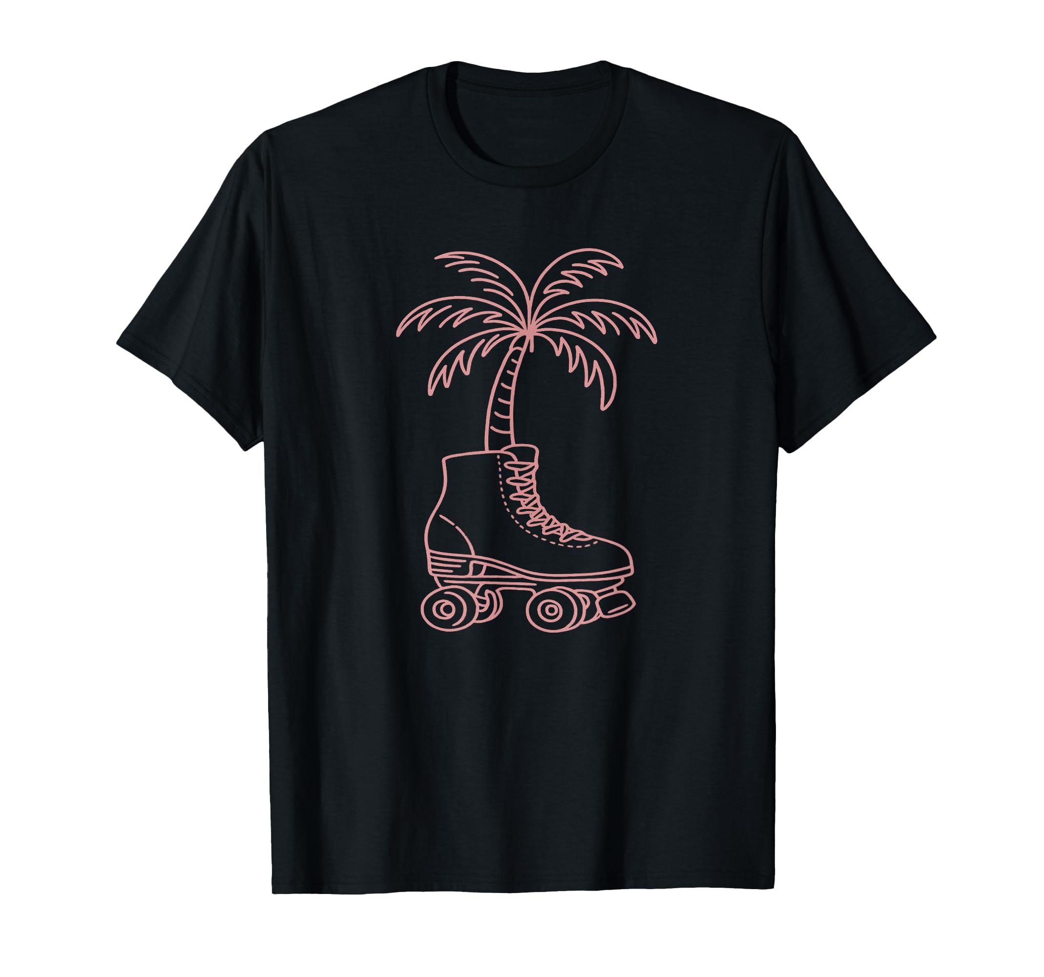 Palm Tree Roller Skate 70S 80S T-Shirt - Fun Novelty Design Unisex - T-Shirt, Sweatshirt, Hoodie