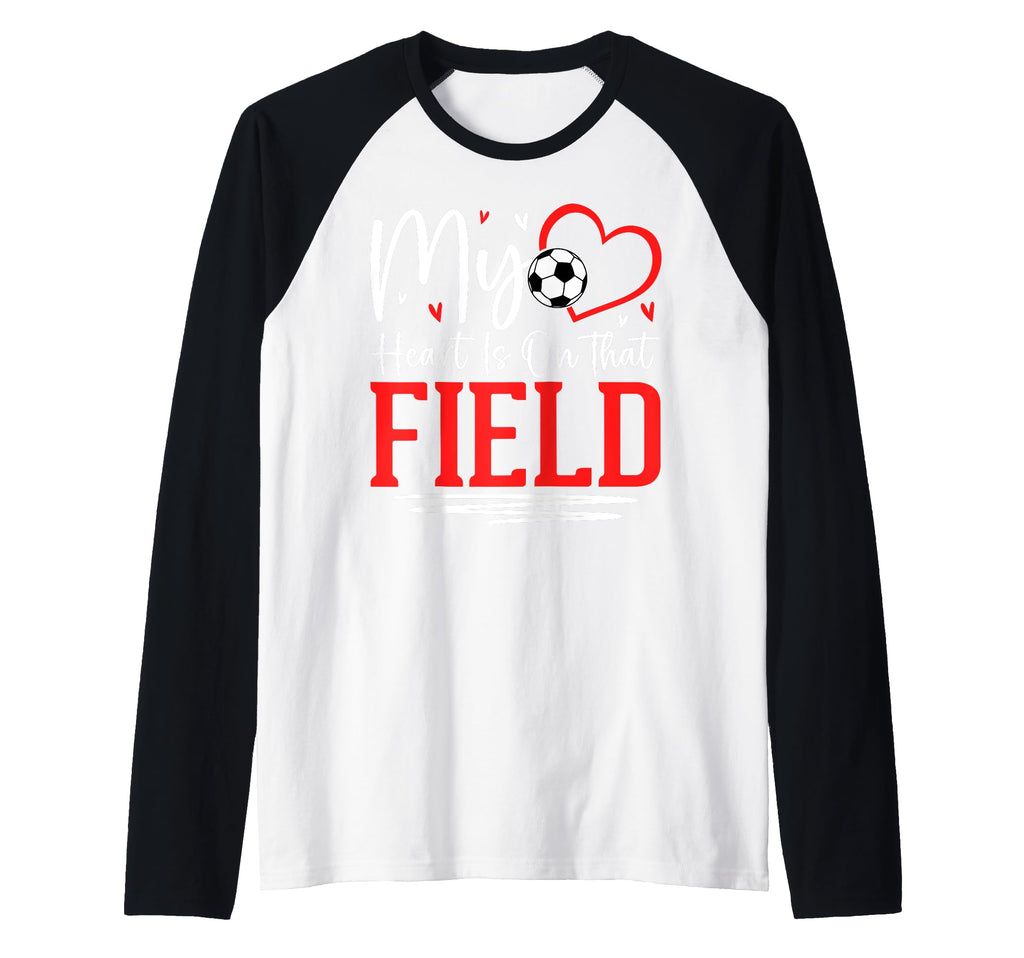 My Heart Is That Field Soccer Ball Sweatshirt - Graphic Print for Adults - T-Shirt, Sweatshirt, Hoodie