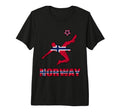 Norway Football Soccer Game Player T-Shirt - Minimalist Print for Adults - T-Shirt, Sweatshirt, Hoodie