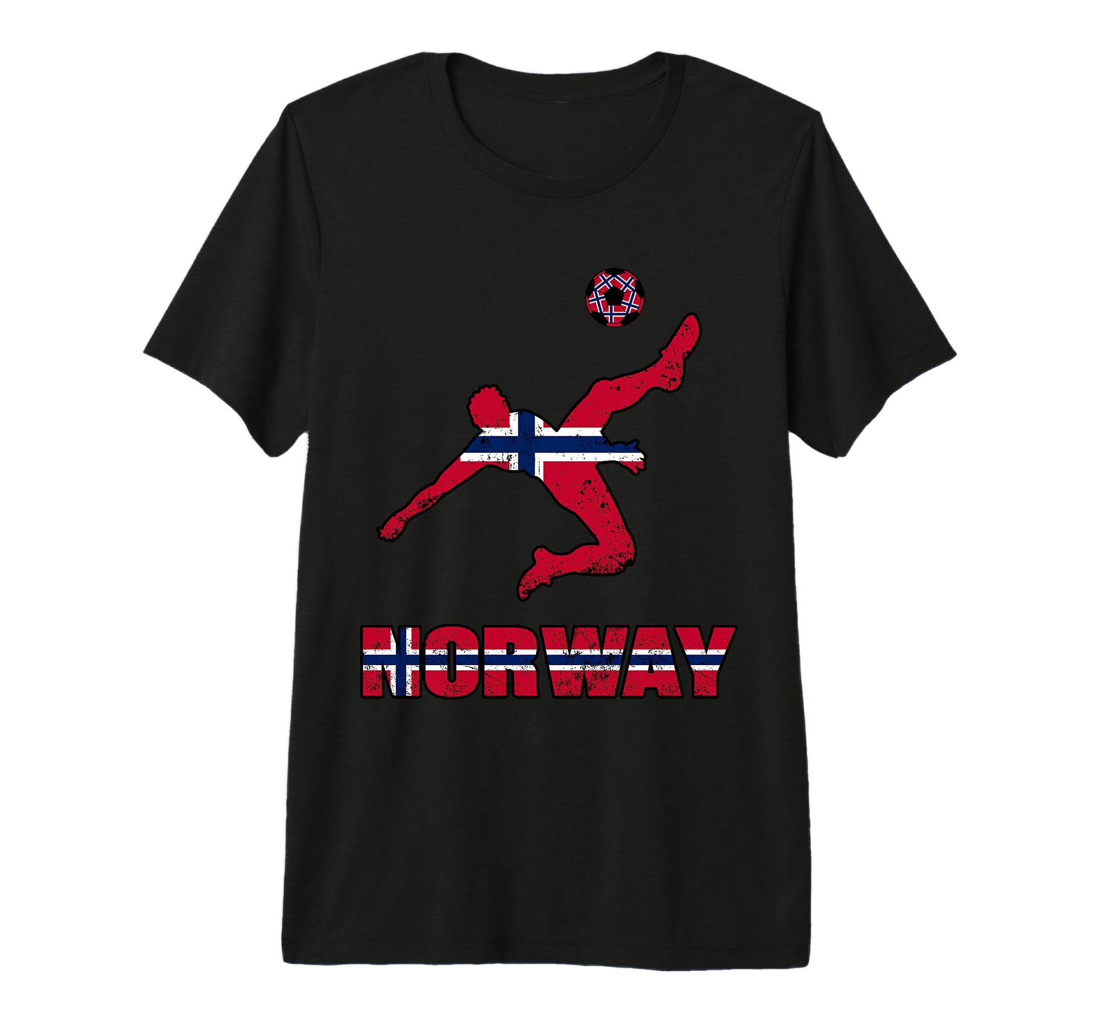 Norway Football Soccer Game Player T-Shirt - Minimalist Print for Adults - T-Shirt, Sweatshirt, Hoodie