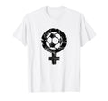 Female Soccer Black Womens Soccer T-Shirt - Casual Everyday Wear Unisex - T-Shirt, Sweatshirt, Hoodie