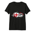 Heartbeat England Soccer Flag T-Shirt - Fun Novelty Design for Adults - T-Shirt, Sweatshirt, Hoodie
