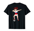 Dabbing Soccer Slovakia Jersey T-Shirt - Aesthetic Graphic Men Women - T-Shirt, Sweatshirt, Hoodie