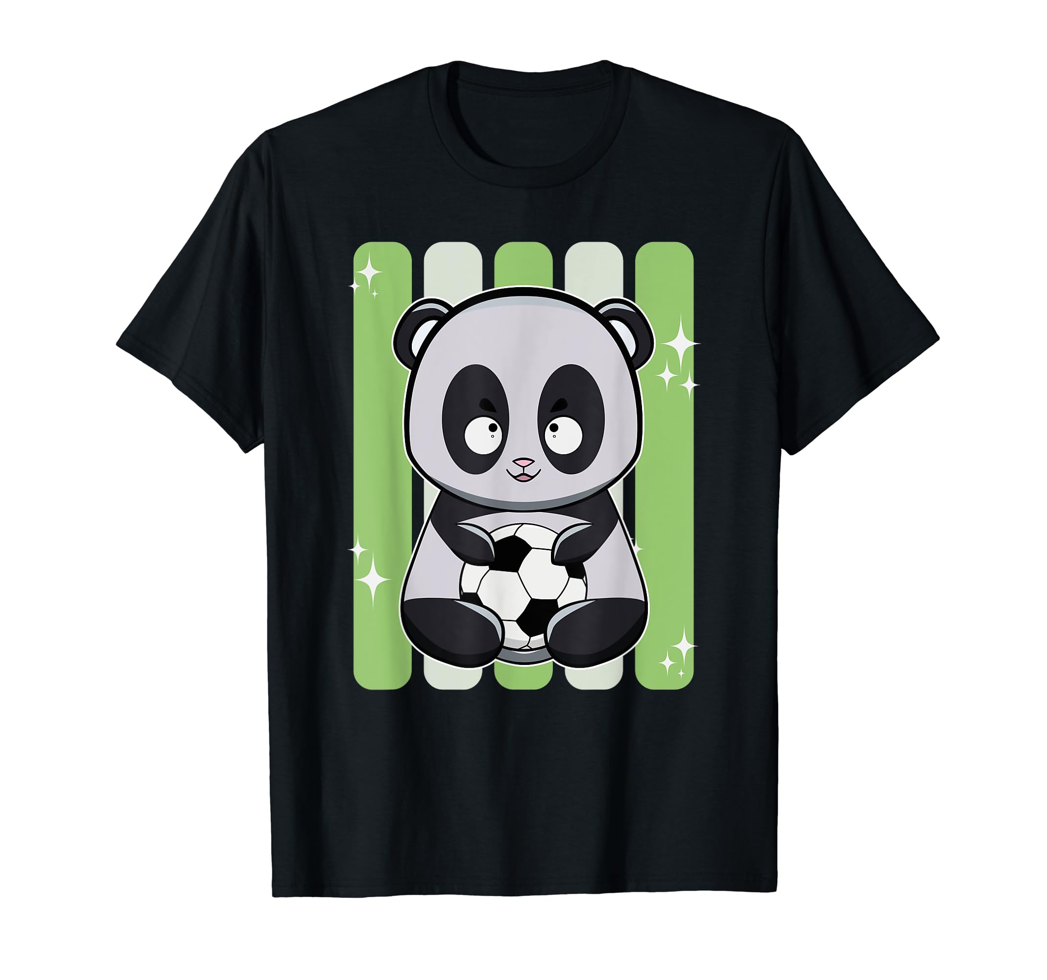 Panda Playing Soccer T-Shirt - Casual Everyday Wear Men Women - T-Shirt, Sweatshirt, Hoodie