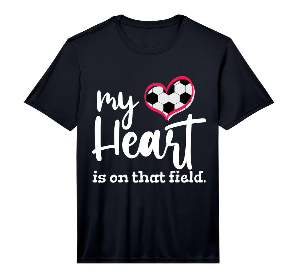 Mens My Heart Is That Field Soccer T-Shirt - Novelty Apparel Men Women - T-Shirt, Sweatshirt, Hoodie