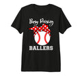Busy Raising Ballers Funny Baseball Player T-Shirt - Graphic Print Unisex - T-Shirt, Sweatshirt, Hoodie