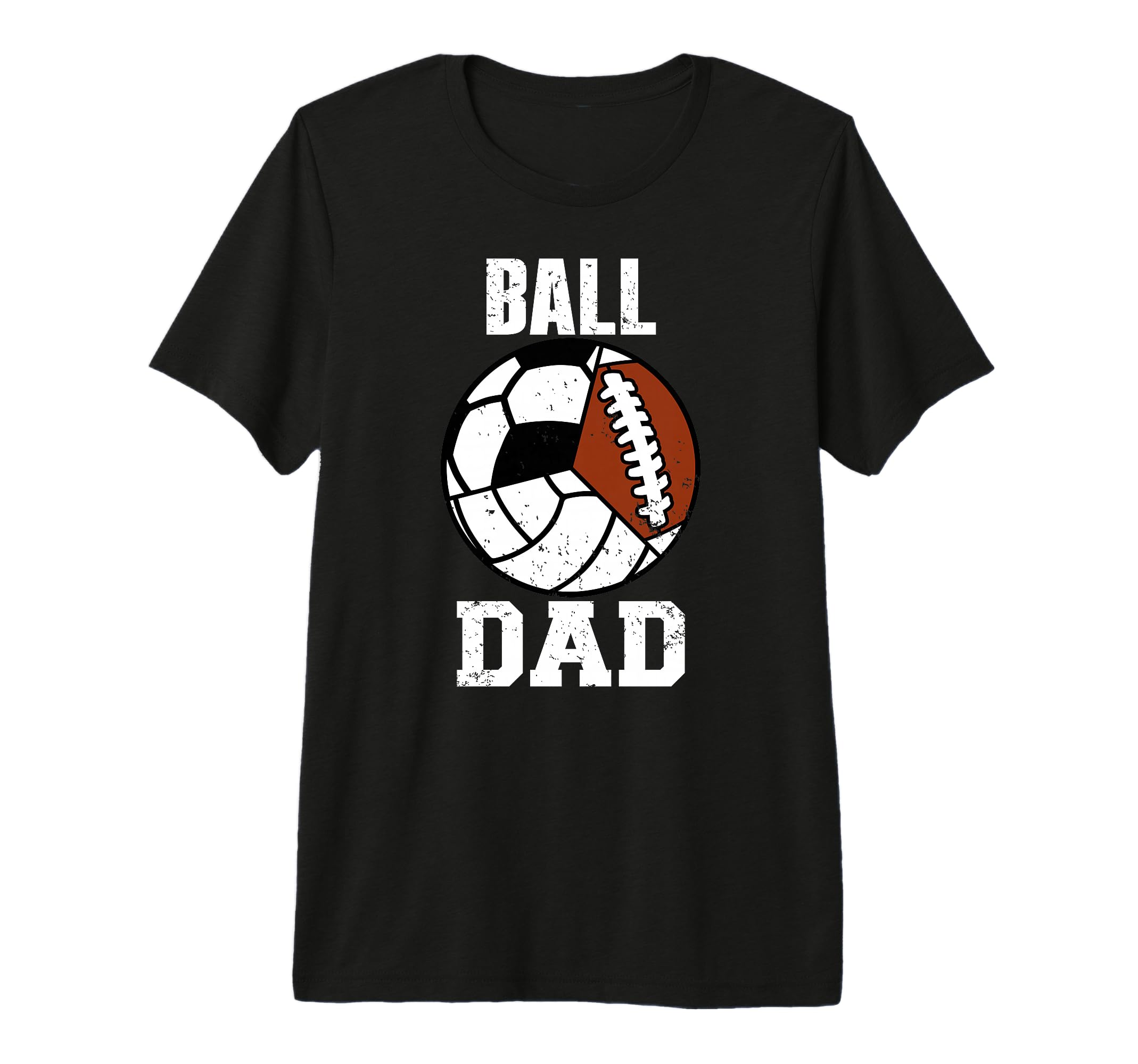 Mens Ball Dad Funny Volleyball Soccer T-Shirt - Unique Graphic Unisex - T-Shirt, Sweatshirt, Hoodie