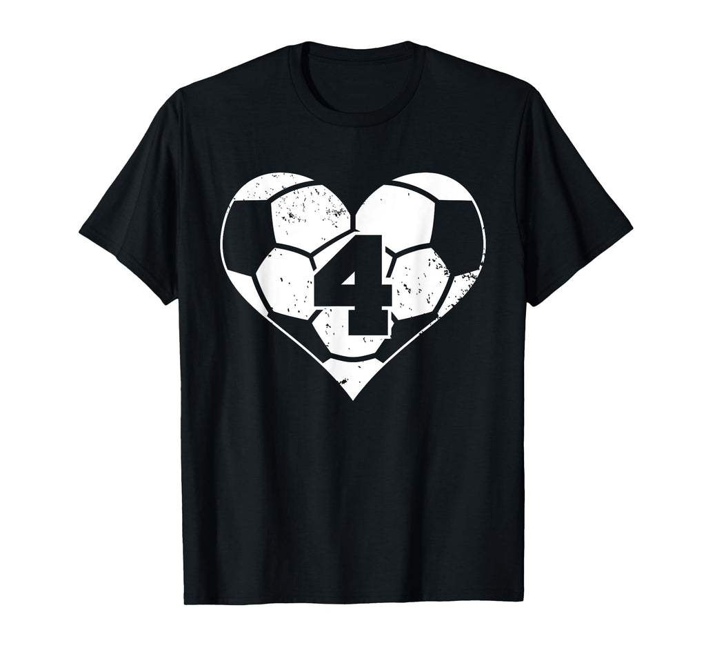 Soccer Number 4 Jersey Funny Soccer T-Shirt - Streetwear Style Men Women - T-Shirt, Sweatshirt, Hoodie