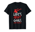 Soccer Ball Lies About Goals T-Shirt - Custom Art Print for Adults - T-Shirt, Sweatshirt, Hoodie