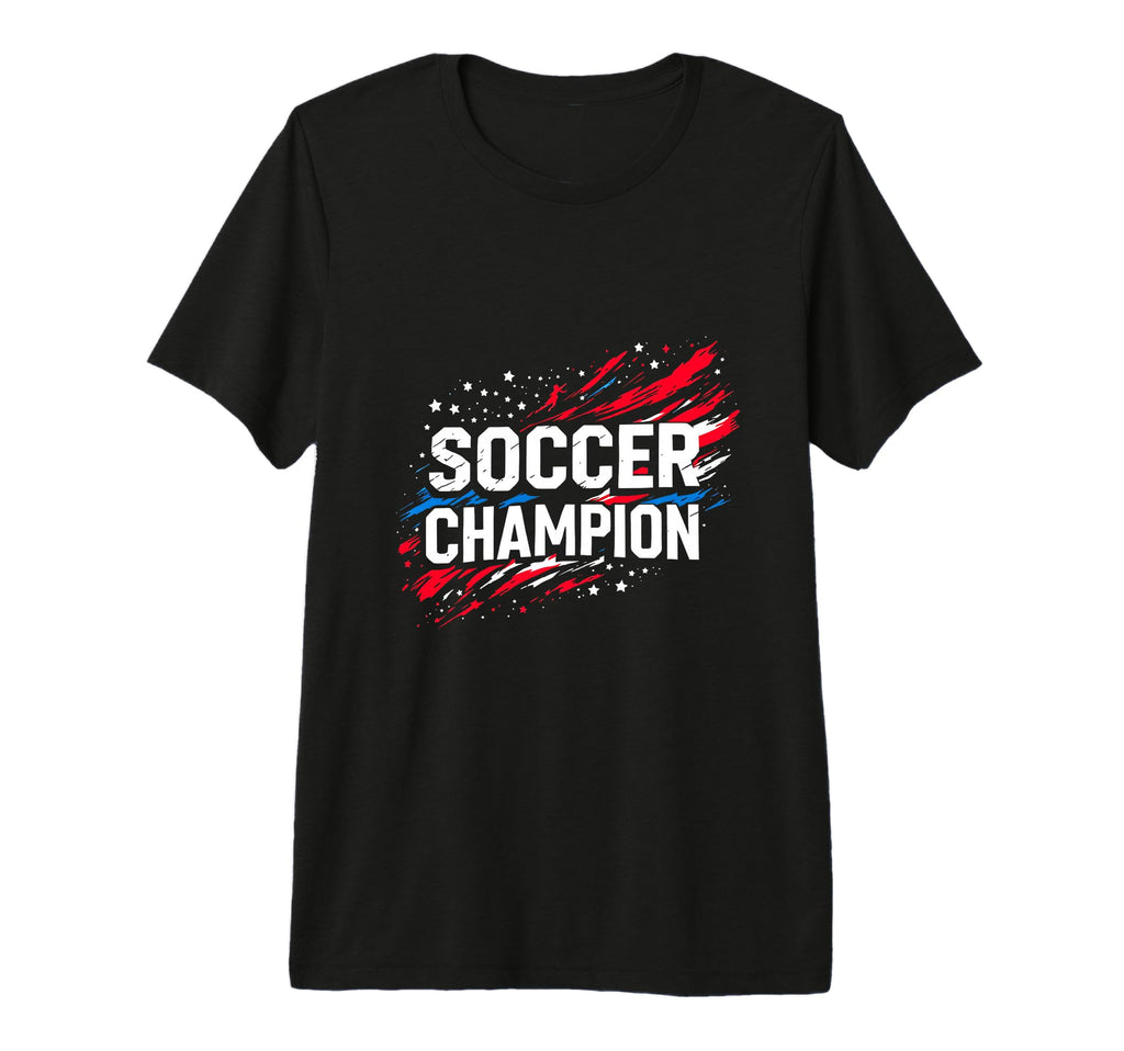 Soccer Champion Soccer Sports Tri Blend T-Shirt - Aesthetic Graphic Unisex - T-Shirt, Sweatshirt, Hoodie