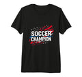 Soccer Champion Soccer Sports Tri Blend T-Shirt - Aesthetic Graphic Unisex - T-Shirt, Sweatshirt, Hoodie