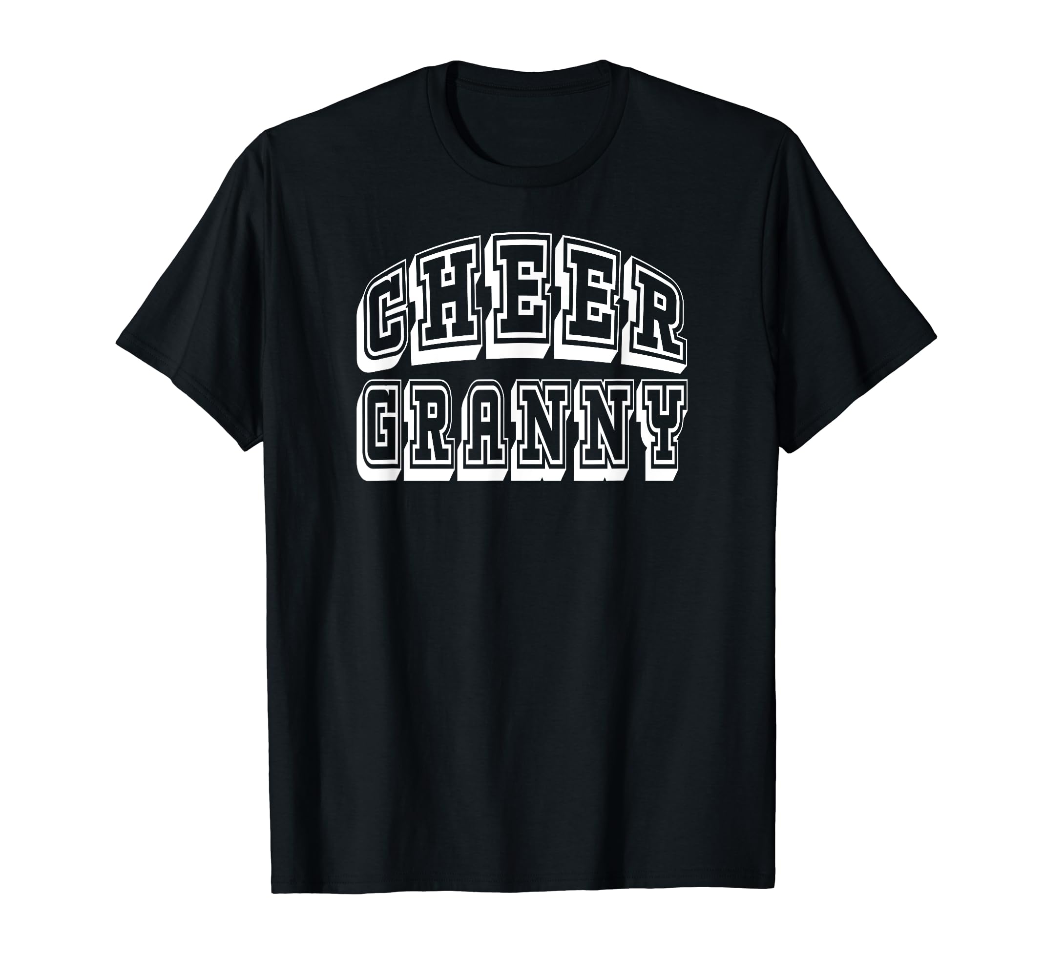 Cheer Granny Proud Cheerleader T-Shirt - Fun Novelty Design for Adults - T-Shirt, Sweatshirt, Hoodie