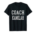 Coach Kamilah Custom Football Soccer T-Shirt - Trendy Graphic Men Women - T-Shirt, Sweatshirt, Hoodie