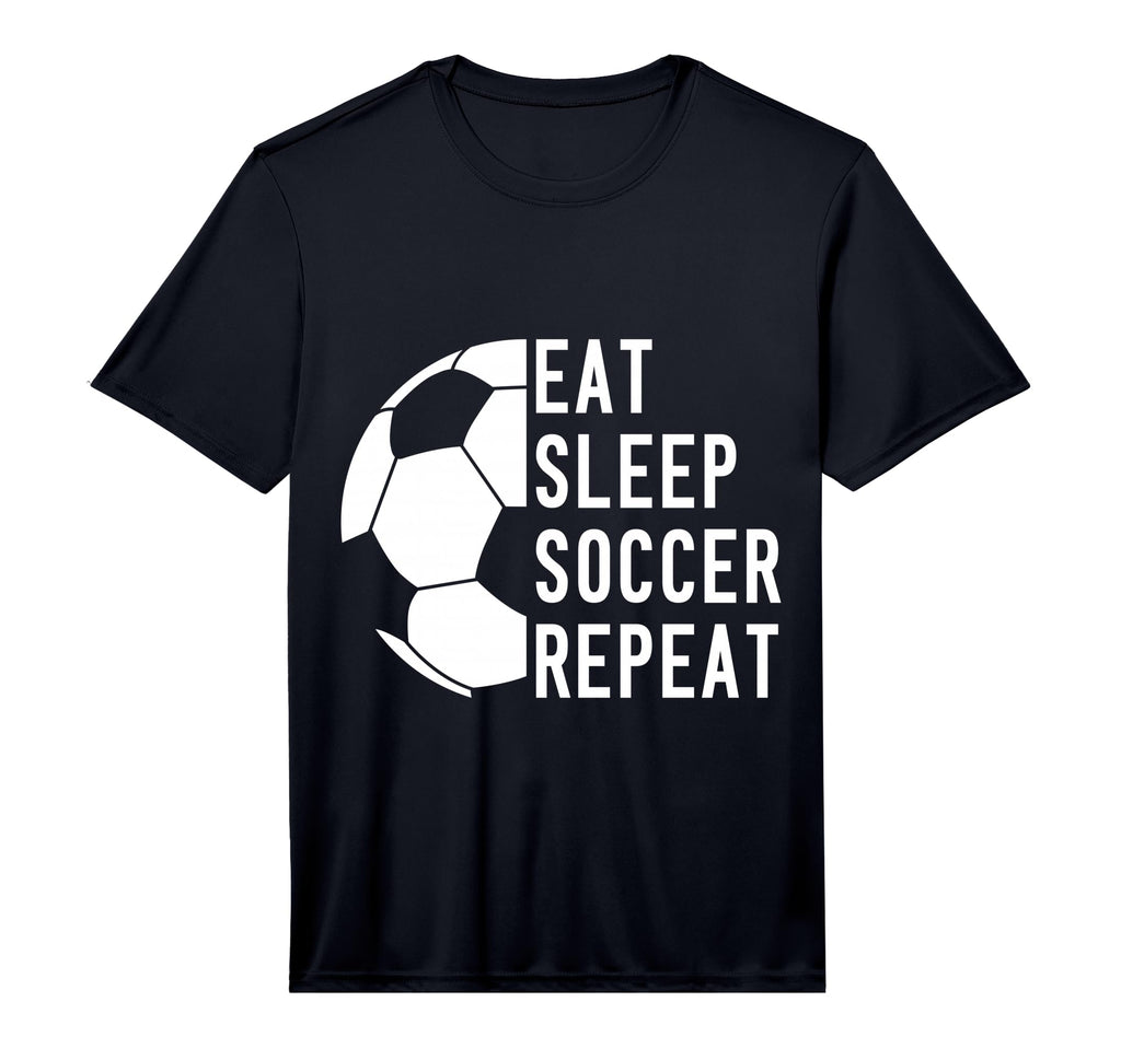 Eat Sleep Soccer Repeat Performance T-Shirt - Streetwear Style Unisex - T-Shirt, Sweatshirt, Hoodie