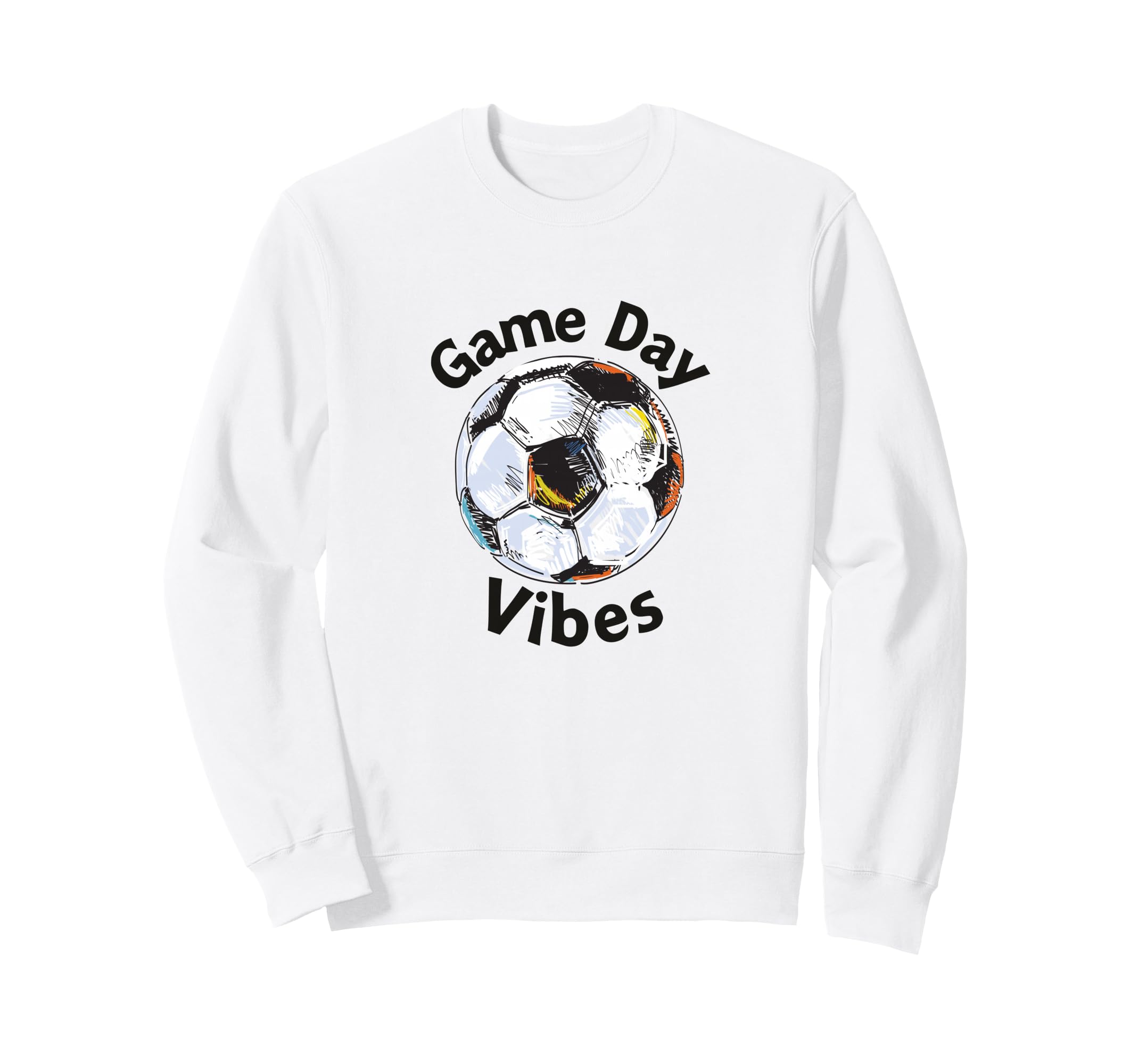 Soccer Game Day Vibes Football Sweatshirt - Aesthetic Graphic Unisex - T-Shirt, Sweatshirt, Hoodie