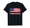 American Flag Soccer Soccer T-Shirt - Graphic Print Unisex - T-Shirt, Sweatshirt, Hoodie