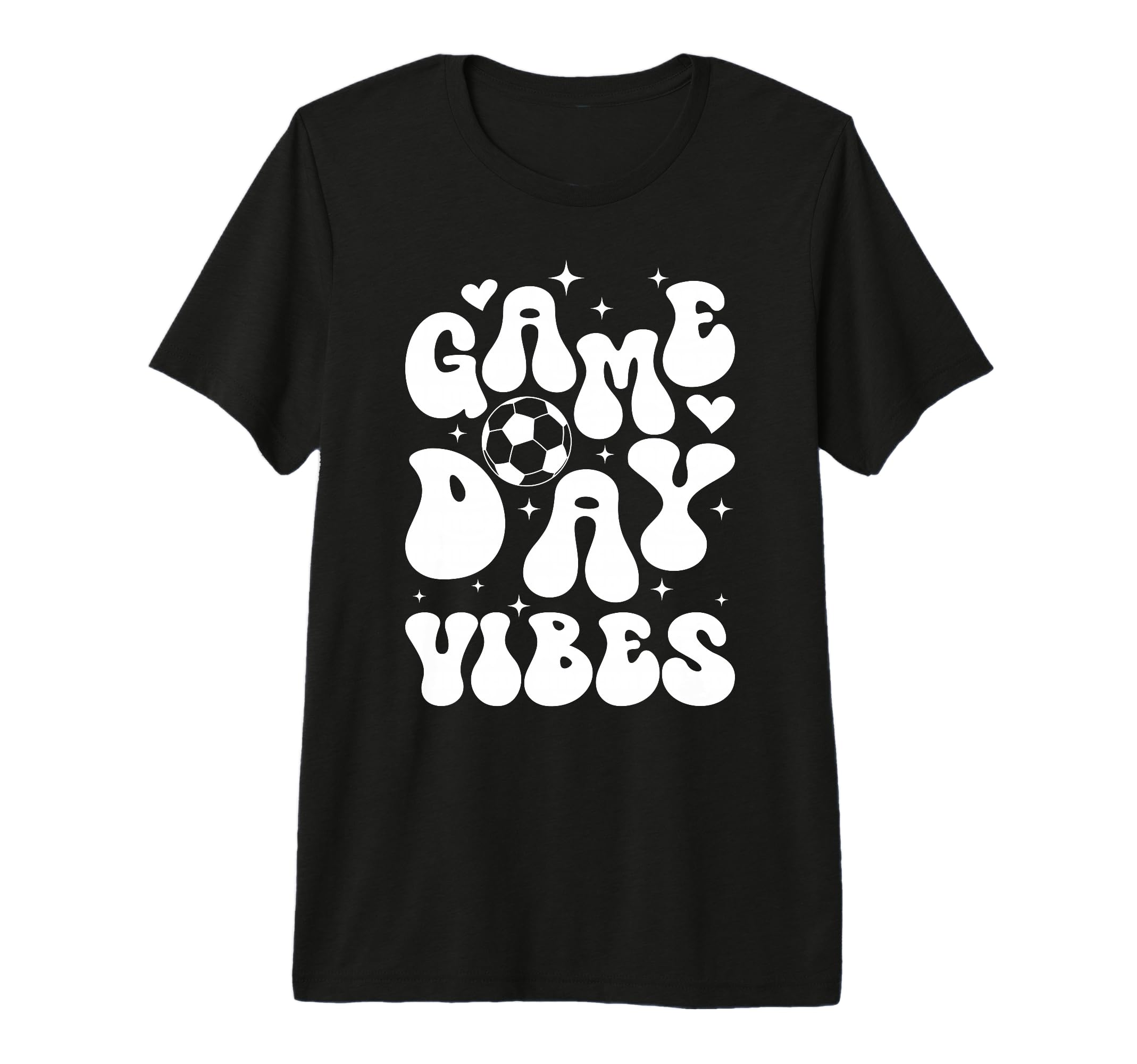 Groovy Soccer Game Day Vibes Game Day T-Shirt - Minimalist Print Unisex - T-Shirt, Sweatshirt, Hoodie