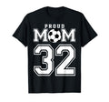 Number 32 Custom Proud Soccer Futbol T-Shirt - Aesthetic Graphic Unisex - T-Shirt, Sweatshirt, Hoodie