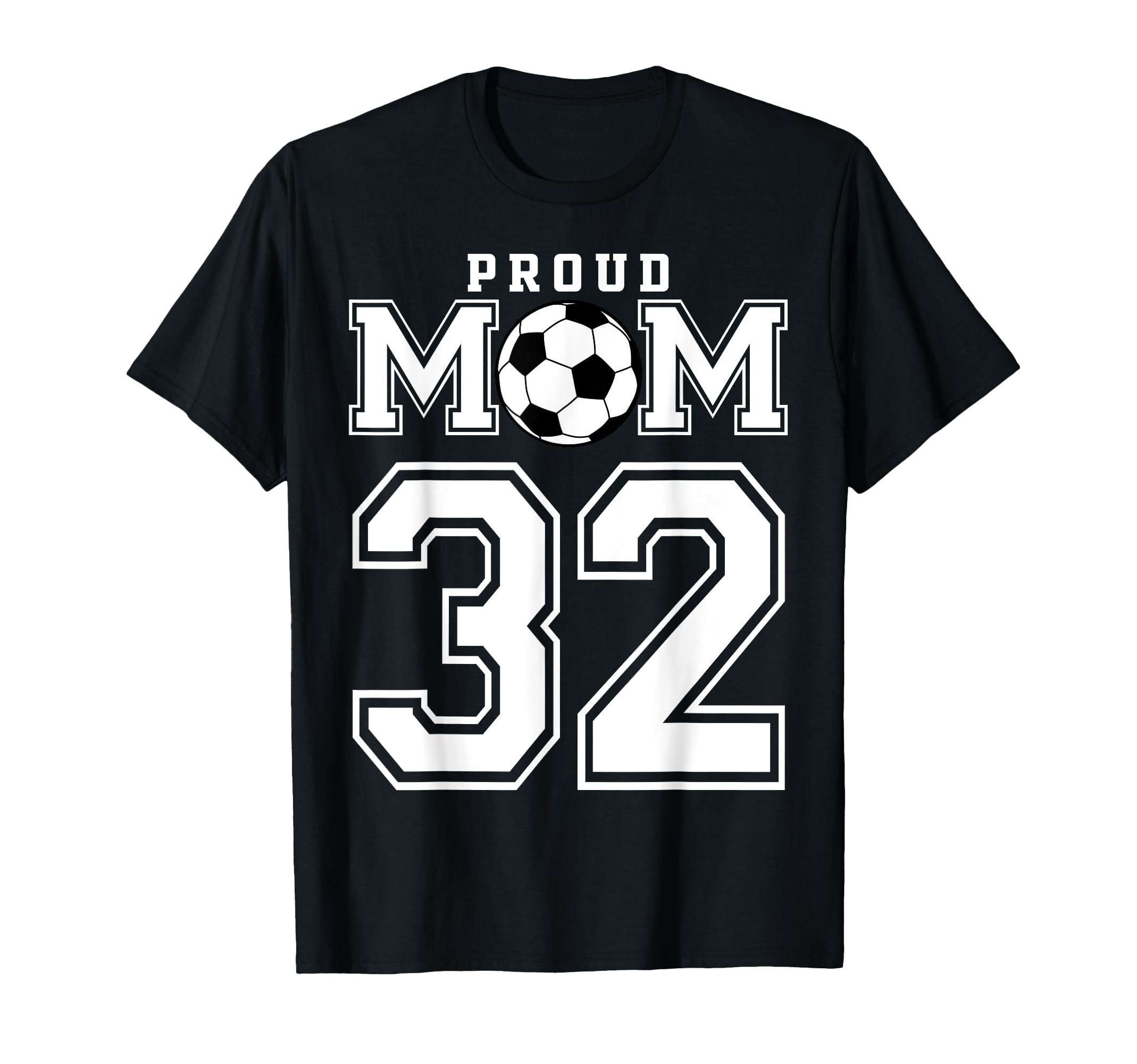 Number 32 Custom Proud Soccer Futbol T-Shirt - Aesthetic Graphic Unisex - T-Shirt, Sweatshirt, Hoodie