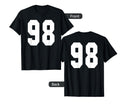 98 Team Sports Jersey Front Back T-Shirt - Aesthetic Graphic for Adults - T-Shirt, Sweatshirt, Hoodie