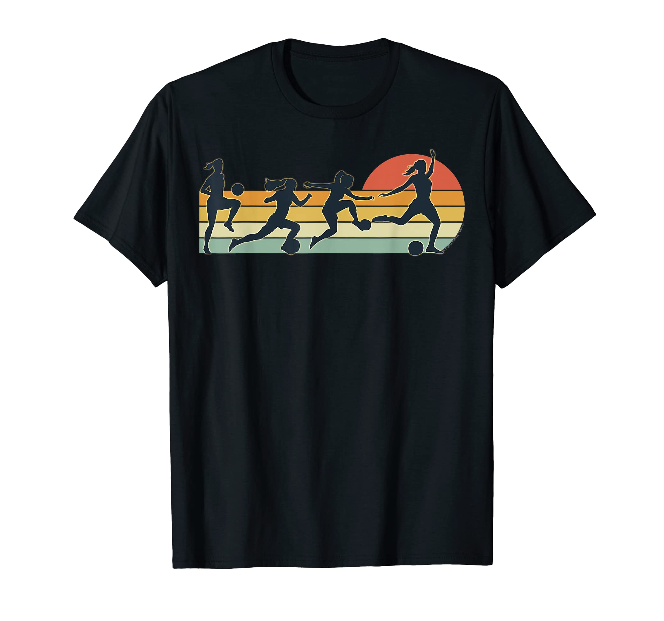 Womens Soccer Players Sunset Soccer T-Shirt - Minimalist Print Unisex - T-Shirt, Sweatshirt, Hoodie