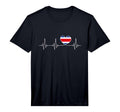 Costa Rica Love And Costa Rican Flag Heart T-Shirt - Graphic Print Unisex - T-Shirt, Sweatshirt, Hoodie