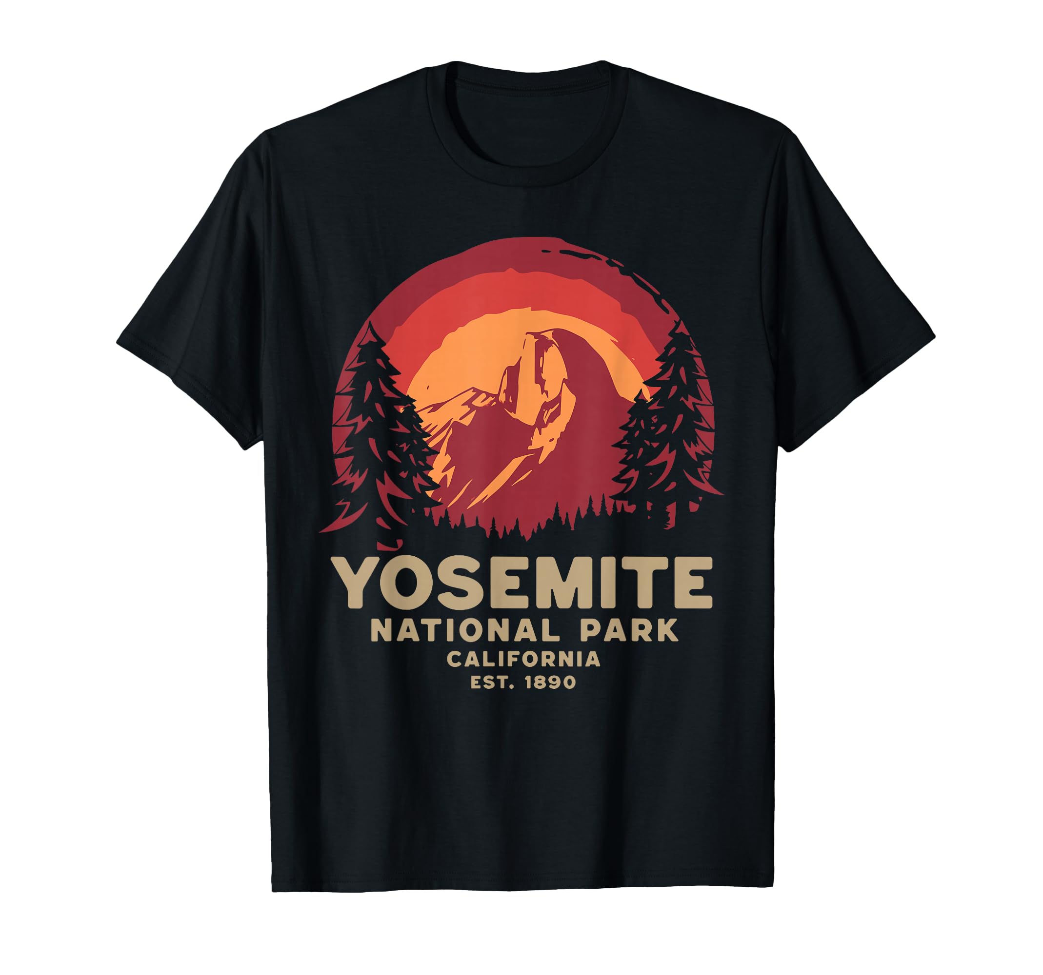 Yosemite National Park California Usa Nature T-Shirt - Graphic Print Unisex - T-Shirt, Sweatshirt, Hoodie
