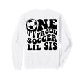 Proud Soccer Lil Sis Soccer Ball Sweatshirt - Minimalist Print Men Women - T-Shirt, Sweatshirt, Hoodie