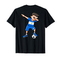 Dabbing Soccer Nicaragua Jersey T-Shirt - Fun Novelty Design Unisex - T-Shirt, Sweatshirt, Hoodie