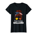Womens Softball And Football Mom T-Shirt - Aesthetic Graphic for Adults - T-Shirt, Sweatshirt, Hoodie