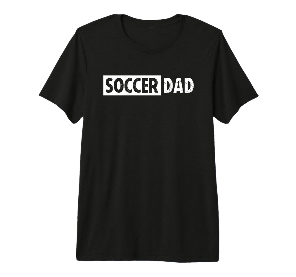 Mens Soccer Dad Tri Blend T-Shirt - Minimalist Print Men Women - T-Shirt, Sweatshirt, Hoodie