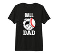 Mens Ball Dad Funny Baseball T-Shirt - Fun Novelty Design for Adults - T-Shirt, Sweatshirt, Hoodie
