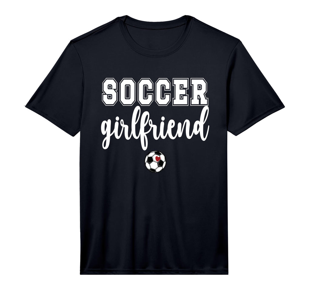 Mens Soccer Girlfriend Soccer Player T-Shirt - Novelty Apparel for Adults - T-Shirt, Sweatshirt, Hoodie