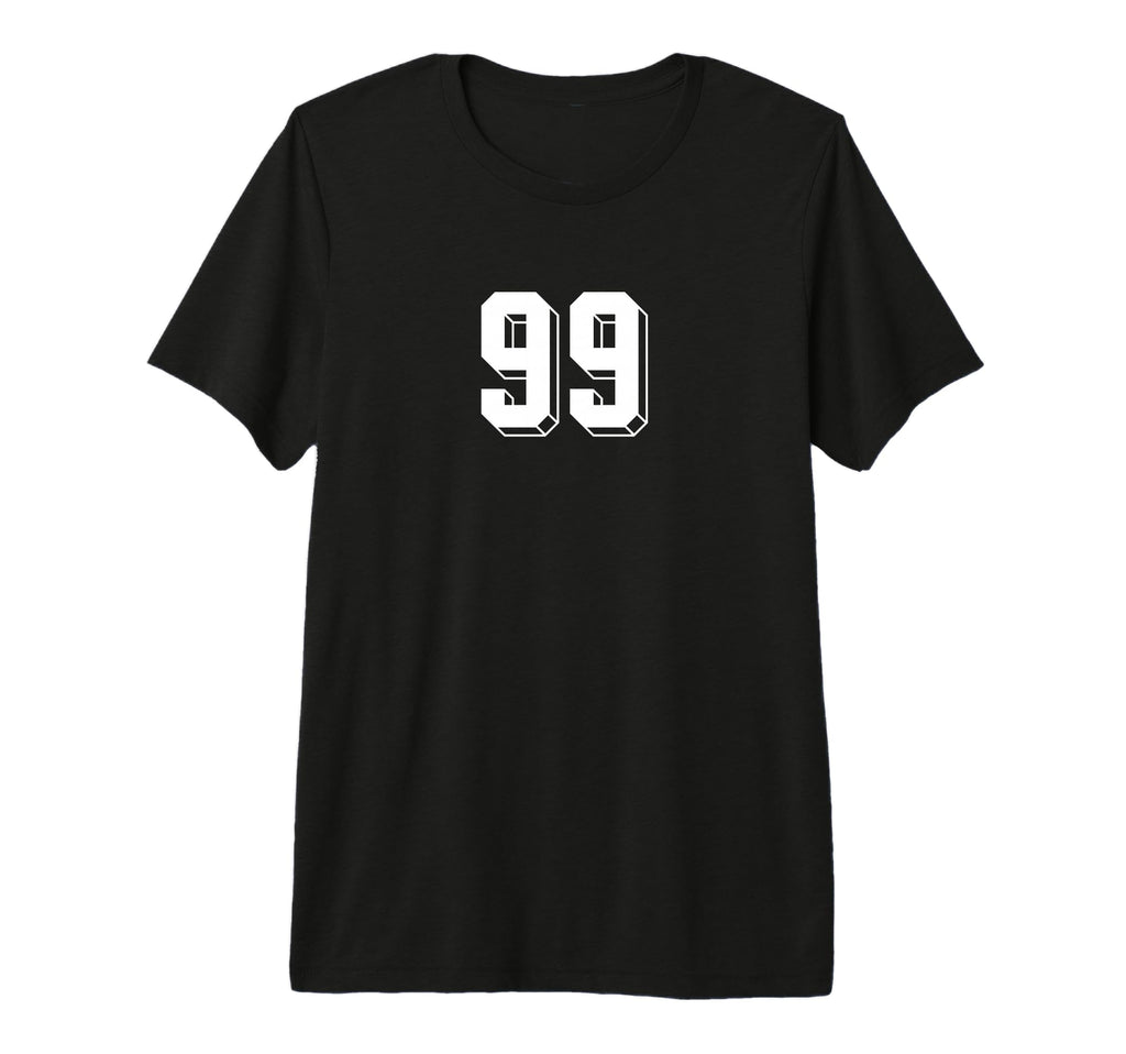 Number 99 80S 90S Soccer Team T-Shirt - Casual Everyday Wear for Adults - T-Shirt, Sweatshirt, Hoodie