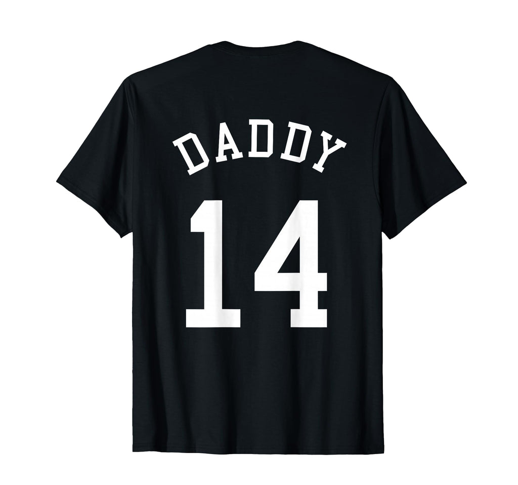 Daddy Uniform No 14 Football Dad Baseball T-Shirt - Unique Graphic Unisex - T-Shirt, Sweatshirt, Hoodie