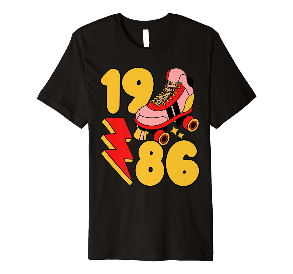 1986 Roller Skate 80S Nostalgia Collector T-Shirt - Unique Graphic Unisex - T-Shirt, Sweatshirt, Hoodie