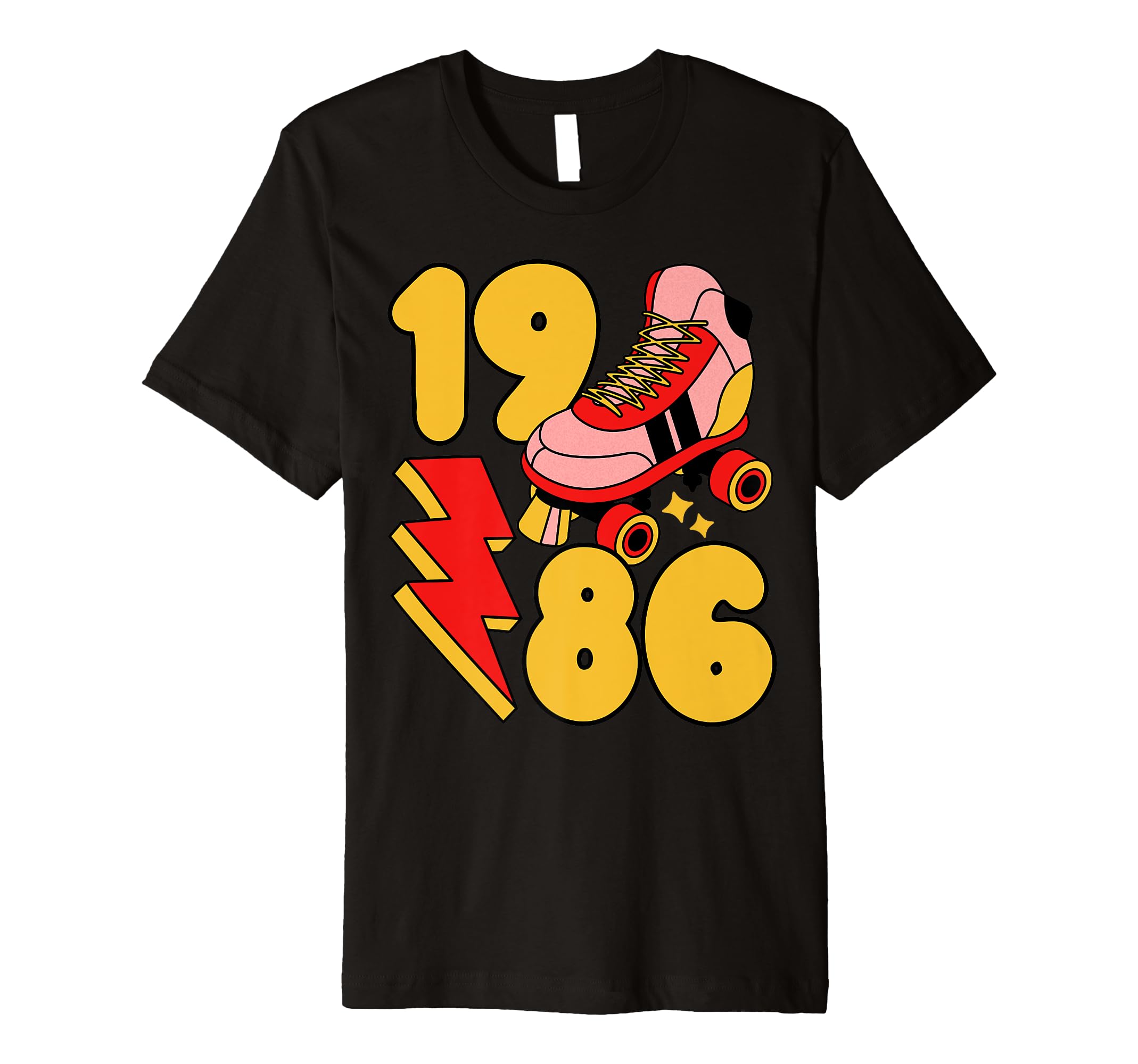 1986 Roller Skate 80S Nostalgia Collector T-Shirt - Unique Graphic Unisex - T-Shirt, Sweatshirt, Hoodie