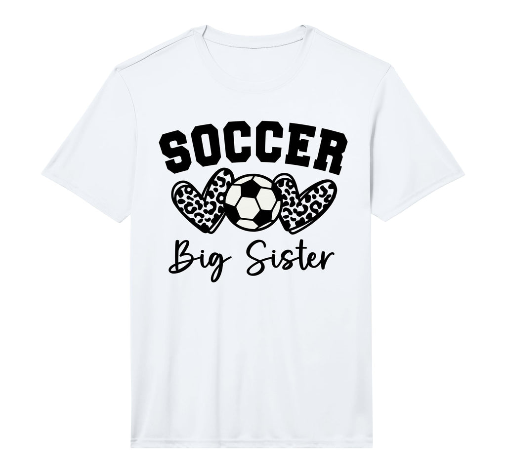 Soccer Big Sister Matching Family T-Shirt - Aesthetic Graphic for Adults - T-Shirt, Sweatshirt, Hoodie