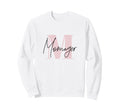 Momager Funny Mom Manager Pun Sweatshirt - Aesthetic Graphic for Adults - T-Shirt, Sweatshirt, Hoodie
