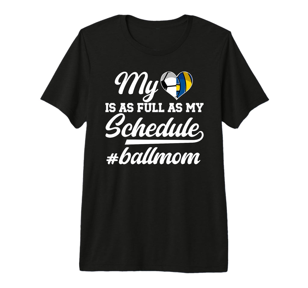 Ball Mom Proud Soccer Volleyball T-Shirt - Fun Novelty Design for Adults - T-Shirt, Sweatshirt, Hoodie