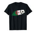 Algeria Soccer Ball Algeria Flag Jersey T-Shirt - Trendy Graphic Unisex - T-Shirt, Sweatshirt, Hoodie