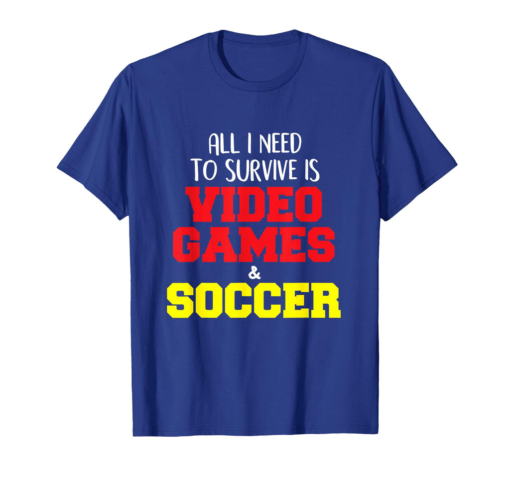 Video Games Soccer Funny T-Shirt - Casual Everyday Wear Unisex - T-Shirt, Sweatshirt, Hoodie