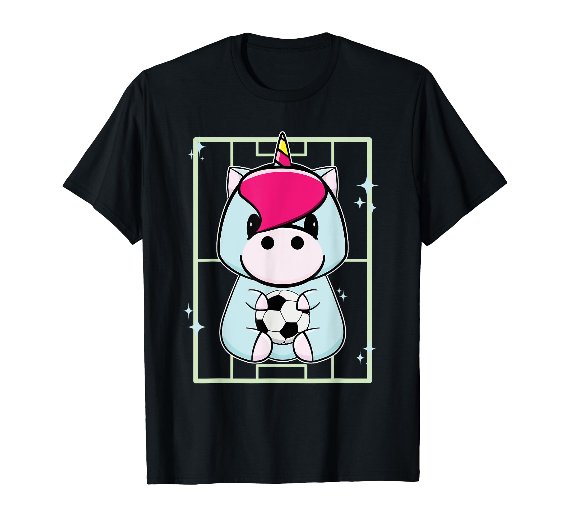 Unicorn Soccer T-Shirt - Custom Art Print Unisex - T-Shirt, Sweatshirt, Hoodie