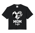 Mom Life Heart Funny Soccer Hockey Hoodie - Casual Everyday Wear Unisex - T-Shirt, Sweatshirt, Hoodie