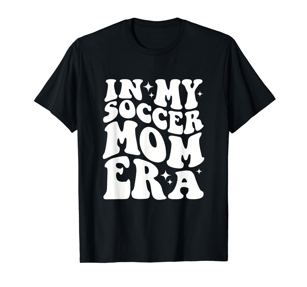 My Soccer Mom Era Football Mama Groovy T-Shirt - Graphic Print for Adults - T-Shirt, Sweatshirt, Hoodie