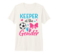 Keeper Gender Soccer Or Bows Funny T-Shirt - Trendy Graphic for Adults - T-Shirt, Sweatshirt, Hoodie