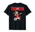 Dabbing Dog Tunisia Soccer Lovers T-Shirt - Fun Novelty Design Unisex - T-Shirt, Sweatshirt, Hoodie